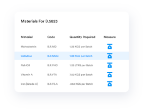 Batch Management Software Callout